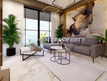 Квартиры с разными планировками в бутик-резиденции на начальном этапе строительства, в спокойном районе Аланьи - Демирташ-id-5962-фото-2