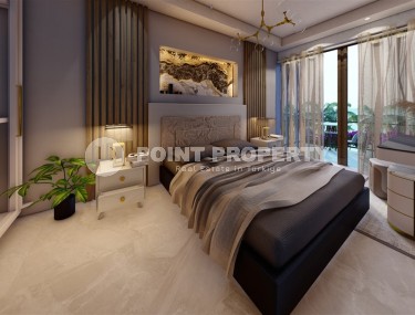 Квартиры с разными планировками в бутик-резиденции на начальном этапе строительства, в спокойном районе Аланьи - Демирташ-id-5962-фото-5