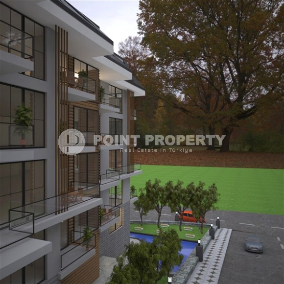 Квартиры с разными планировками в бутик-резиденции на начальном этапе строительства, в спокойном районе Аланьи - Демирташ-id-5962-фото-7