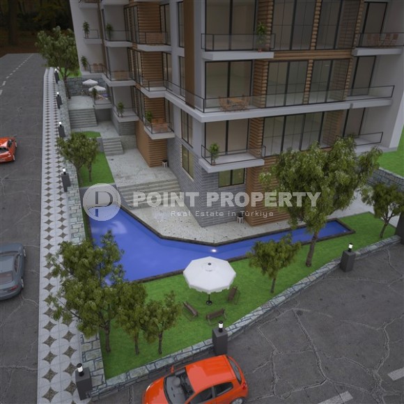 Квартиры с разными планировками в бутик-резиденции на начальном этапе строительства, в спокойном районе Аланьи - Демирташ-id-5962-фото-8