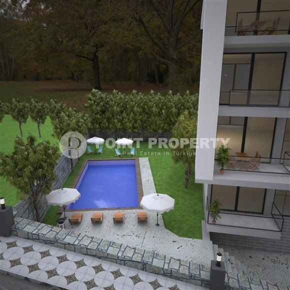 Квартиры с разными планировками в бутик-резиденции на начальном этапе строительства, в спокойном районе Аланьи - Демирташ-id-5962-фото-10