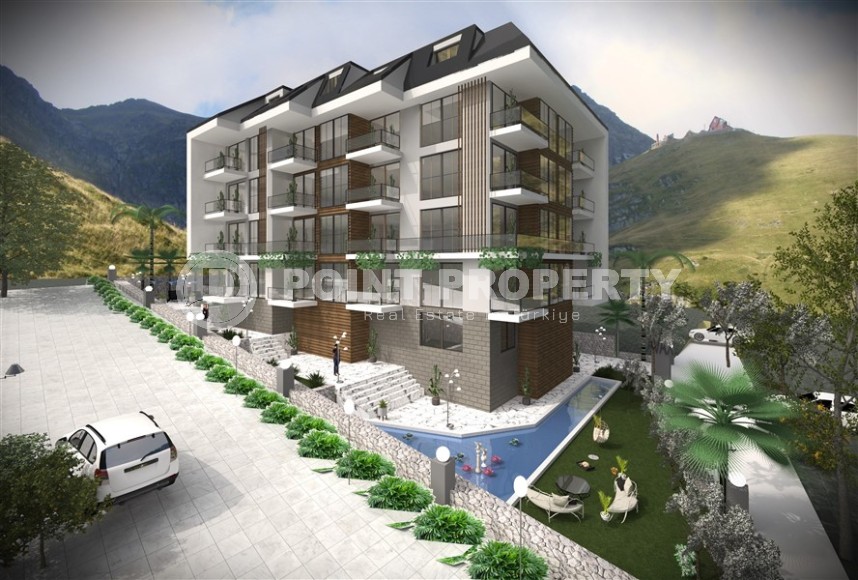 Квартиры с разными планировками в бутик-резиденции на начальном этапе строительства, в спокойном районе Аланьи - Демирташ-id-5962-фото-11