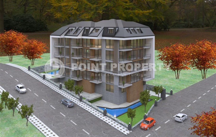 Квартиры с разными планировками в бутик-резиденции на начальном этапе строительства, в спокойном районе Аланьи - Демирташ-id-5962-фото-12