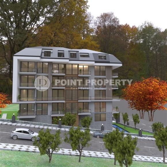 Квартиры с разными планировками в бутик-резиденции на начальном этапе строительства, в спокойном районе Аланьи - Демирташ-id-5962-фото-13