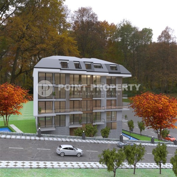 Квартиры с разными планировками в бутик-резиденции на начальном этапе строительства, в спокойном районе Аланьи - Демирташ-id-5962-фото-15