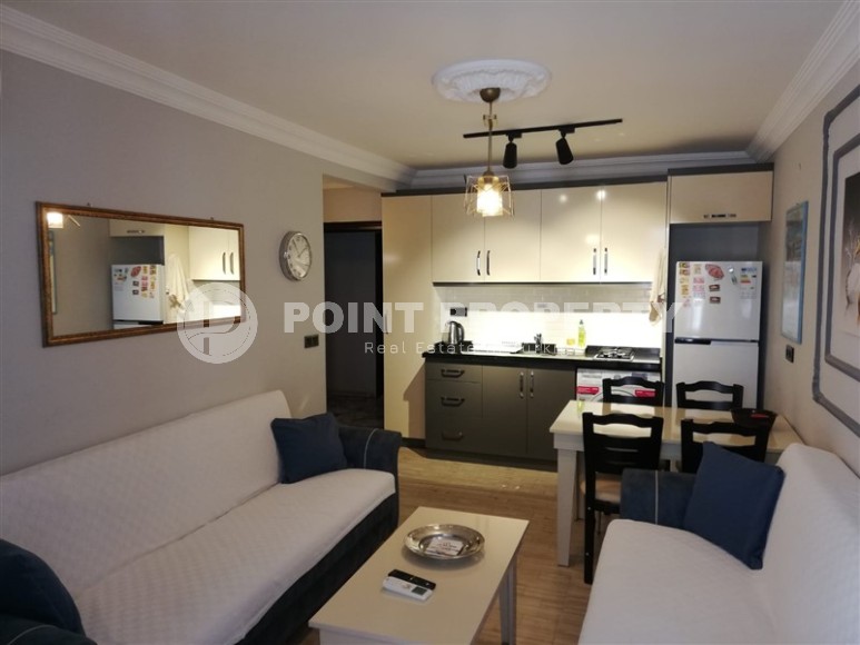 Небольшая комфортабельная квартира, на площади 50 м2, в 200 метрах от моря, в популярном районе Аланьи - Оба-id-5966-фото-2