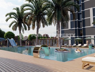 Бюджетные студии в строящемся жилом комплексе на берегу Средиземного моря, в живописном районе Мерсина - Тедже-id-5968-фото-5