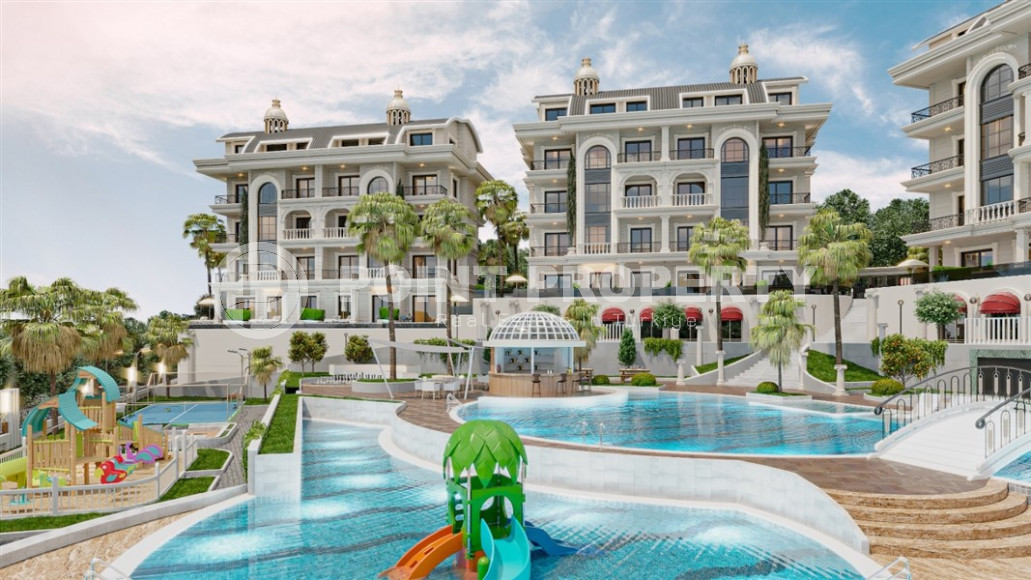 A luxury complex of luxury apartments in the resort area of Turkler. The distance to the sea is only 300 meters.-id-1063-photo-2