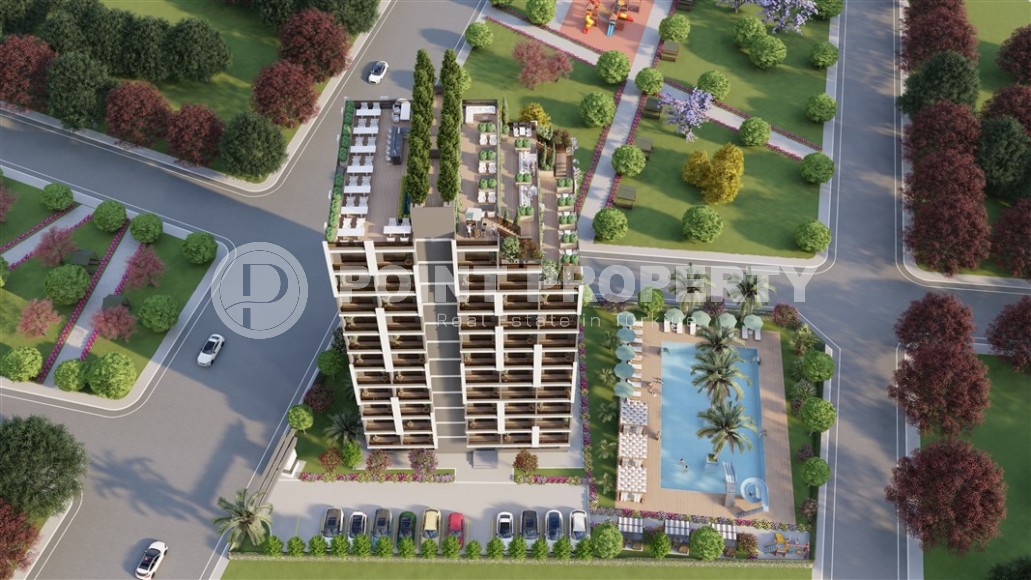 Budget studios in a residential complex under construction on the shores of the Mediterranean Sea, in the picturesque area of Mersin - Teje-id-5968-photo-12