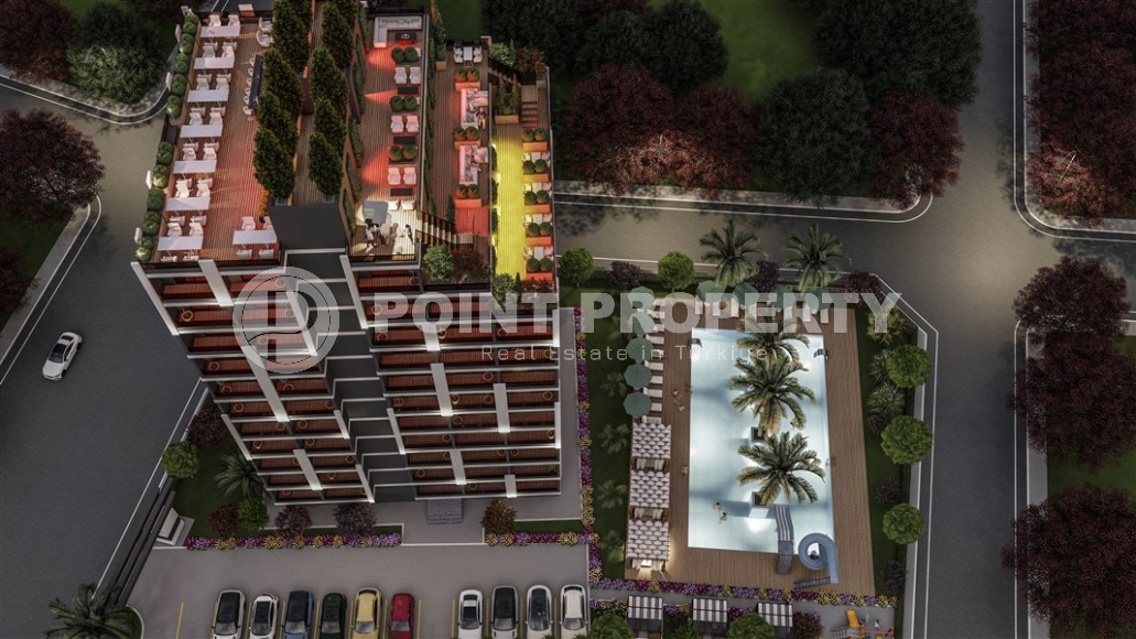 Budget studios in a residential complex under construction on the shores of the Mediterranean Sea, in the picturesque area of Mersin - Teje-id-5968-photo-14