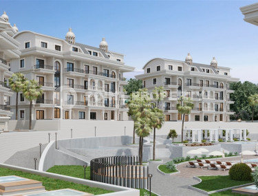 Шикарный комплекс элитных апартаментов в курортном районе Турклер. Расстояние до моря всего 300 метров.-id-1063-фото-3