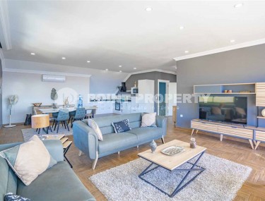 Роскошная трехэтажная вилла 14+2, с видом на море и крепость Аланьи, в престижном районе города - Бекташ-id-5979-фото-2