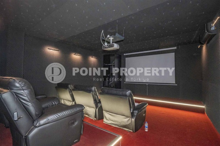 Роскошная трехэтажная вилла 14+2, с видом на море и крепость Аланьи, в престижном районе города - Бекташ-id-5979-фото-20