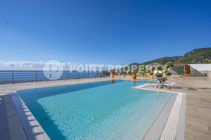 Роскошная трехэтажная вилла 14+2, с видом на море и крепость Аланьи, в престижном районе города - Бекташ-id-5979-фото-23