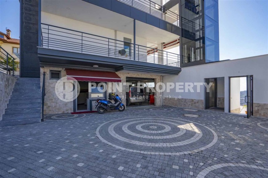 Роскошная трехэтажная вилла 14+2, с видом на море и крепость Аланьи, в престижном районе города - Бекташ-id-5979-фото-26