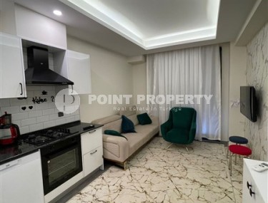 Компактная меблированная квартира 1+1, на площади 48 м2, в зеленом, экологически чистом районе Аланьи - Газипаша-id-5981-фото-1