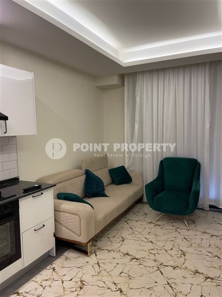 Компактная меблированная квартира 1+1, на площади 48 м2, в зеленом, экологически чистом районе Аланьи - Газипаша-id-5981-фото-2