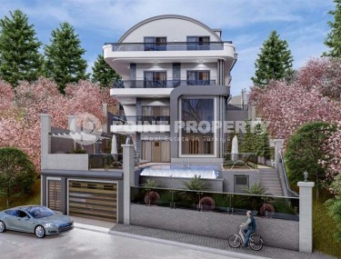 Luxurious new villa, on an area of 500 m2, with panoramic views of the sea and Alanya fortress-id-5983-photo-1