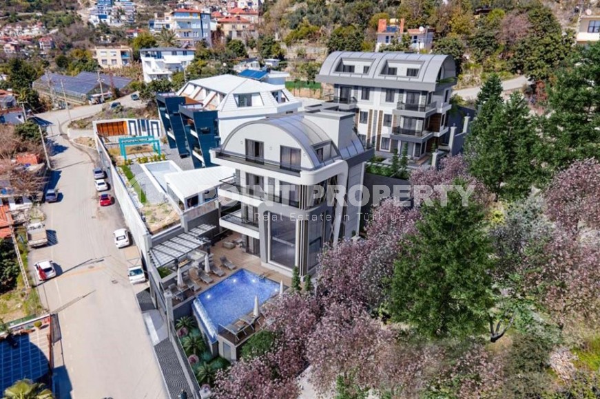Luxurious new villa, on an area of 500 m2, with panoramic views of the sea and Alanya fortress-id-5983-photo-10