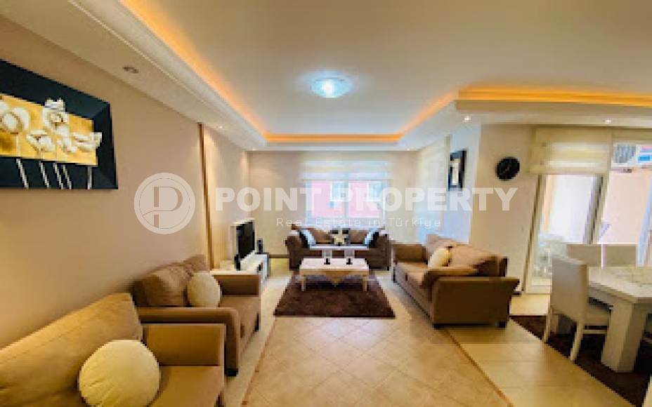 Well-furnished apartment with two bedrooms, on the very shore of the Mediterranean Sea-id-5988-photo-1
