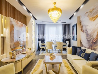 Новые апартаменты на 3-м этаже в жилом комплексе на завершающем этапе строительства, в престижном районе Аланьи - Верхняя Оба-id-5993-фото-2