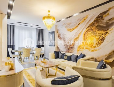 Новые апартаменты на 3-м этаже в жилом комплексе на завершающем этапе строительства, в престижном районе Аланьи - Верхняя Оба-id-5993-фото-4