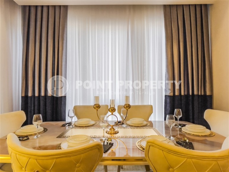 Новые апартаменты на 3-м этаже в жилом комплексе на завершающем этапе строительства, в престижном районе Аланьи - Верхняя Оба-id-5993-фото-6