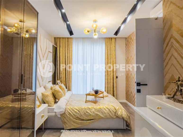 Новые апартаменты на 3-м этаже в жилом комплексе на завершающем этапе строительства, в престижном районе Аланьи - Верхняя Оба-id-5993-фото-9