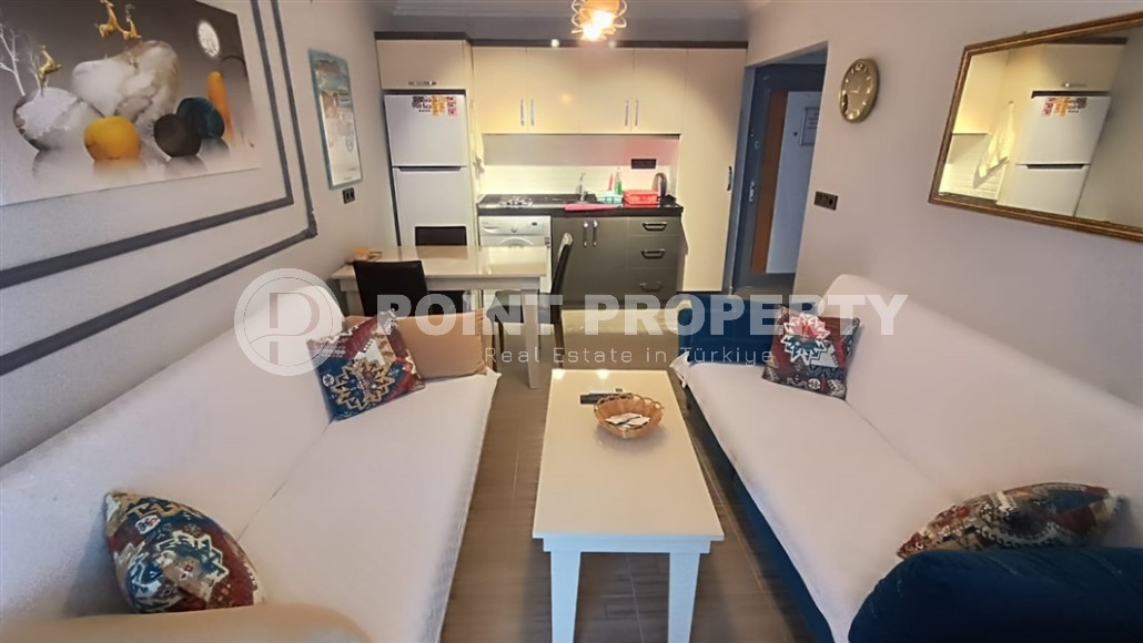 Современная квартира с мебелью и бытовой техникой, в 200 метрах от моря, в благоустроенном районе Аланьи - Оба-id-5997-фото-2