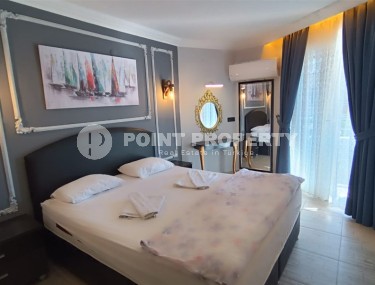 Современная квартира с мебелью и бытовой техникой, в 200 метрах от моря, в благоустроенном районе Аланьи - Оба-id-5997-фото-3