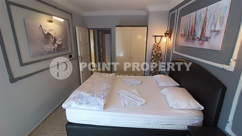 Современная квартира с мебелью и бытовой техникой, в 200 метрах от моря, в благоустроенном районе Аланьи - Оба-id-5997-фото-4