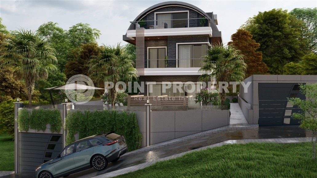 Two luxury villas with a private pool and garden, in a prestigious area of Alanya - Kargicak-id-6001-photo-10