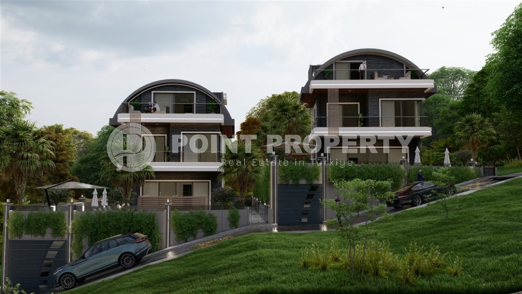 Two luxury villas with a private pool and garden, in a prestigious area of Alanya - Kargicak-id-6001-photo-12