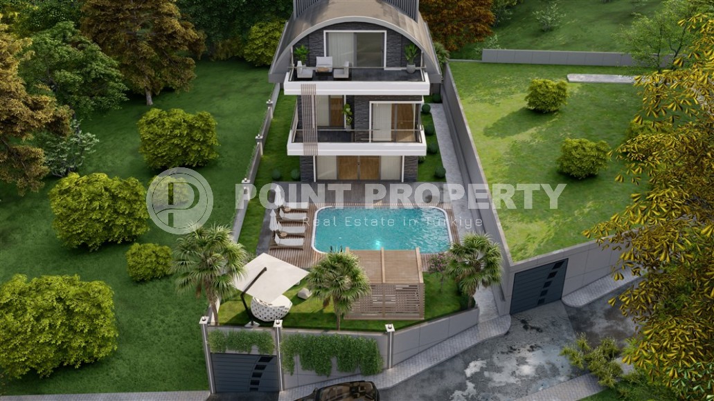 Two luxury villas with a private pool and garden, in a prestigious area of Alanya - Kargicak-id-6001-photo-18