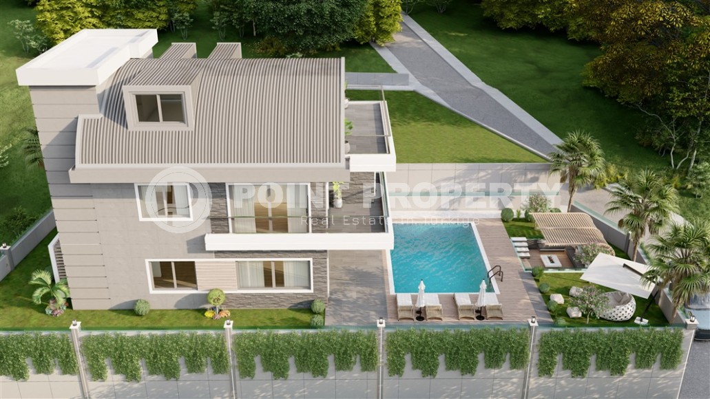 Two luxury villas with a private pool and garden, in a prestigious area of Alanya - Kargicak-id-6001-photo-19