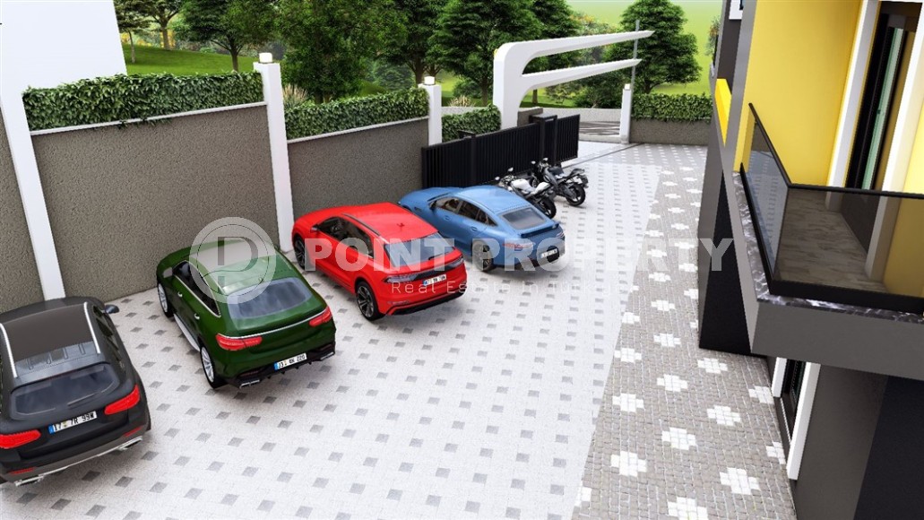 Apartments and duplexes in a residential complex under construction, in the promising area of Alanya - Ciplakli-id-6008-photo-7