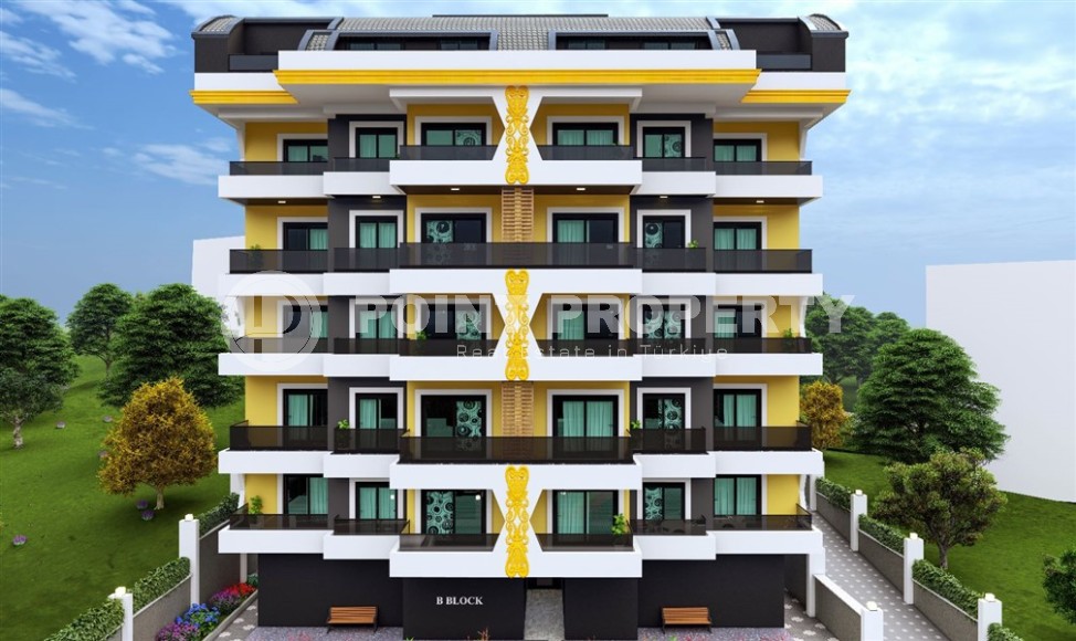 Apartments and duplexes in a residential complex under construction, in the promising area of Alanya - Ciplakli-id-6008-photo-9