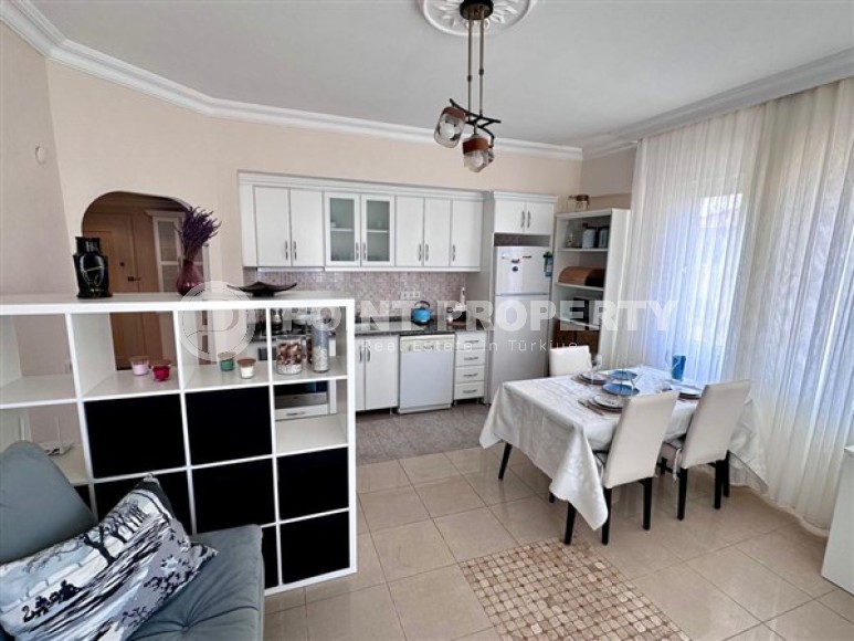 Уютная квартира 1+1, на площади 60 м2, в 200 метрах от моря, в центре Аланьи-id-6015-фото-3