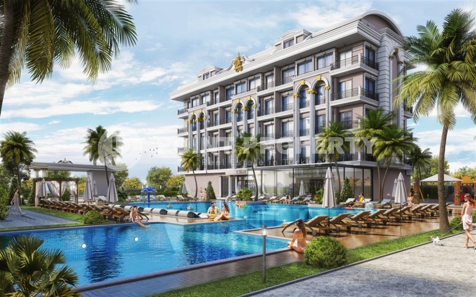 Квартиры и дуплексы в жилом комплексе на финальном этапе строительства, в полутора километрах от моря-id-6019-фото-11