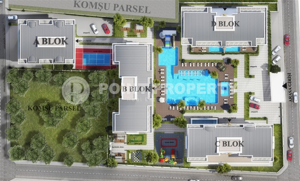Квартиры и дуплексы в жилом комплексе на финальном этапе строительства, в полутора километрах от моря-id-6019-фото-23