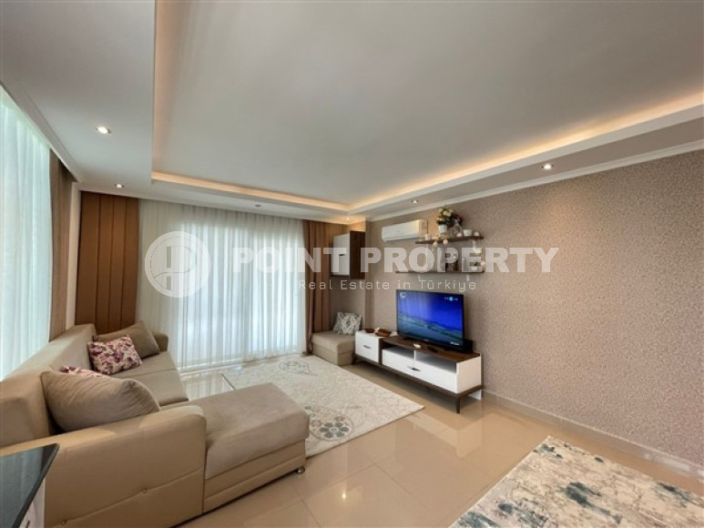 Просторная квартира с отличной локацией. Апартаменты 1+1, 70м2 в районе Кестель. До моря 300м.-id-1474-фото-4