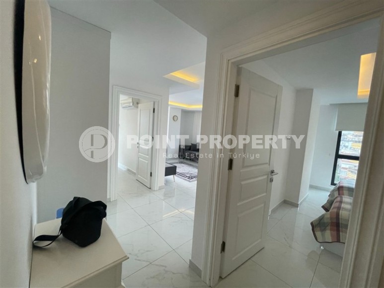 Квартира с современным дизайном и светлым приятным интерьером, в 700 метрах от моря, в центре Аланьи-id-6030-фото-8