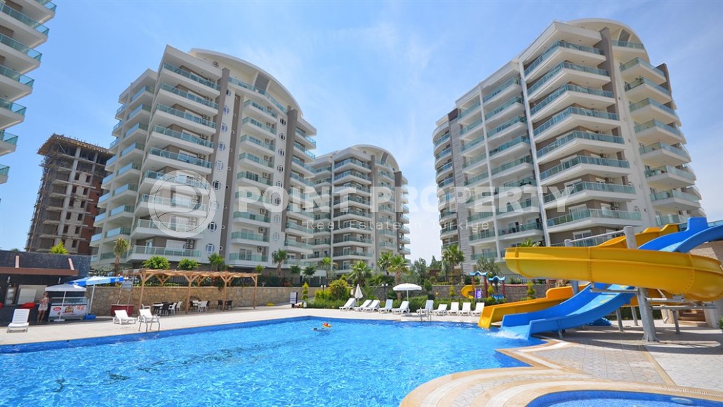 Современная квартира с мебелью и бытовой техникой, на 9-м этаже с мансардой, в районе Авсаллар-id-6035-фото-13