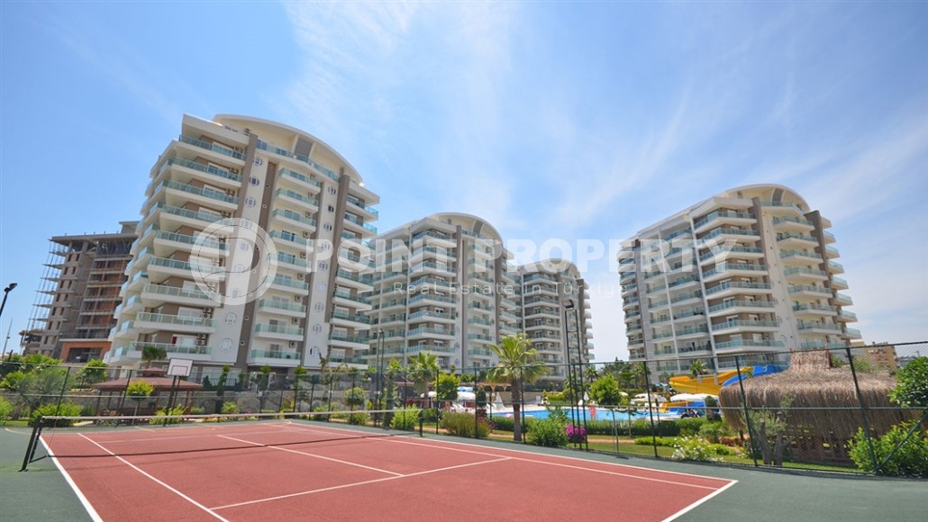 Современная квартира с мебелью и бытовой техникой, на 9-м этаже с мансардой, в районе Авсаллар-id-6035-фото-17