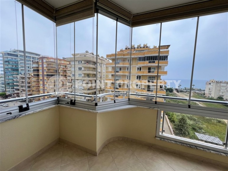 Квартира с видом на море, на 6-м этаже в жилом комплексе 2010 года постройки, в центре района Махмутлар-id-6036-фото-10