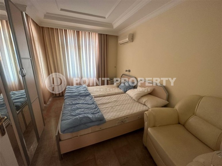 Меблированная двухуровневая квартира на 7-м этаже с мансардой, в 300 метрах от пляжа, в центре спокойного района Аланьи - Тосмур-id-6037-фото-5