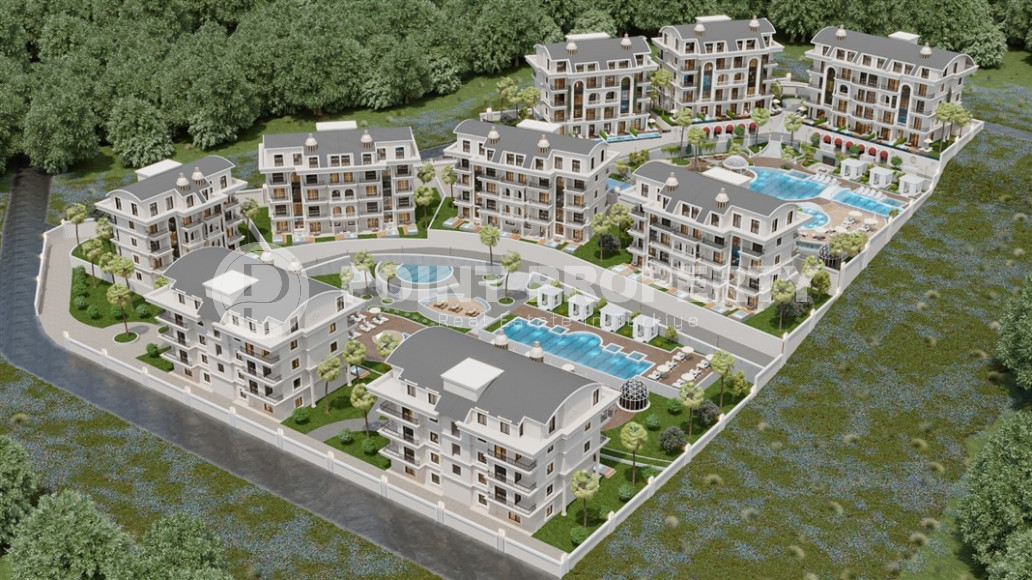 A luxury complex of luxury apartments in the resort area of Turkler. The distance to the sea is only 300 meters.-id-1063-photo-18