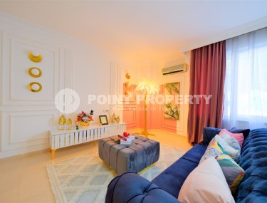 Недорогая ухоженная квартира с площадью 55 м2 в центре Аланьи. Продается с мебелью.-id-4633-фото-2