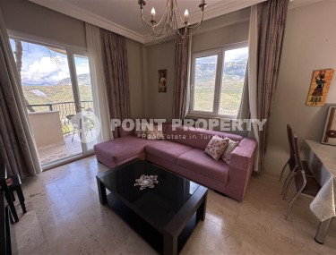 Просторная двухуровневая квартира с видом на море и горы, в престижном, живописном районе Аланьи - Каргыджак-id-6052-фото-3