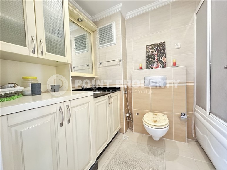 Просторная двухуровневая квартира с видом на море и горы, в престижном, живописном районе Аланьи - Каргыджак-id-6052-фото-13